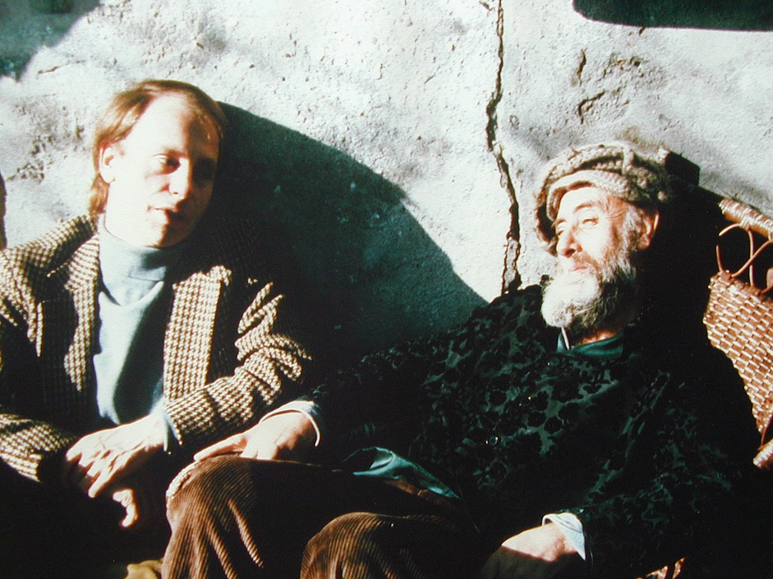 1982 - Peter Femfert und Hundertwasser im Giardino Eden in Venedig